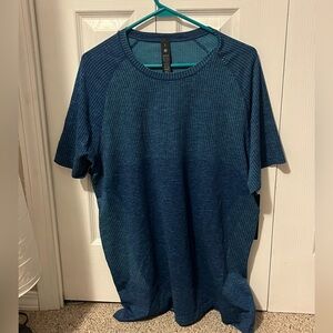 Lululemon Metal Vent Tech Short-Sleeve Shirt, blue, XL, brand new never worn
